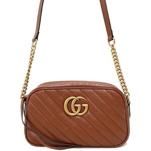 GUCCI GG Marmont Quilted Shoulder Bag Chain